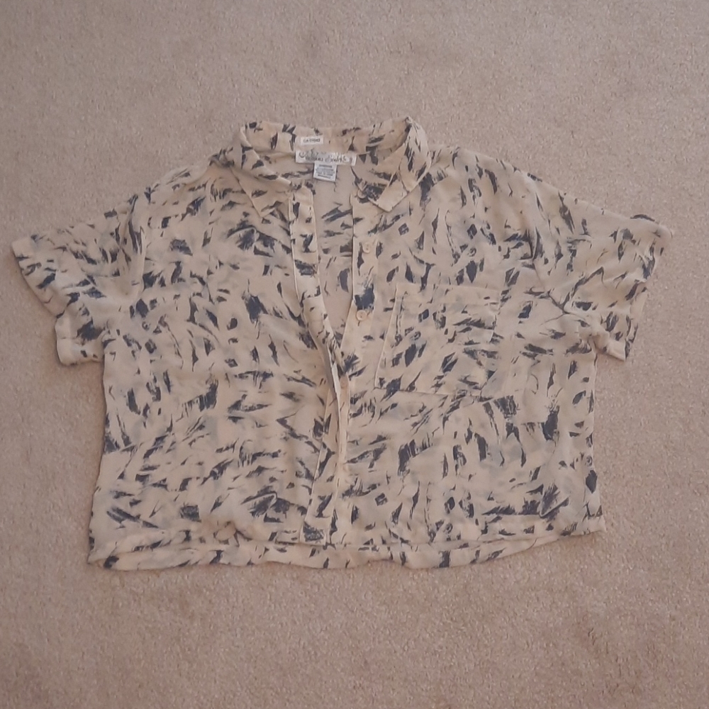 Cropped blouse